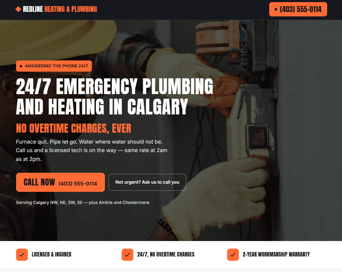 Bold — Trades · auto · gyms · emergency services